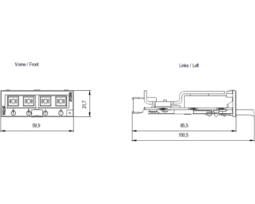 6GK5991-2AE00-8AA0 SFP модуль