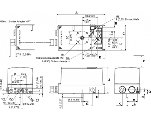 6DR5020-0NG11-0AA2 электропневматический позиционер