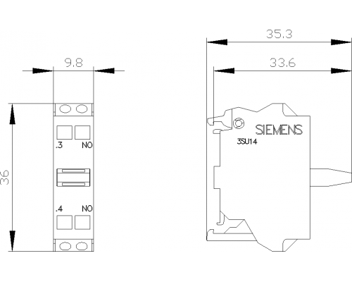 3SU1400-2AA10-3BA0 актуатор