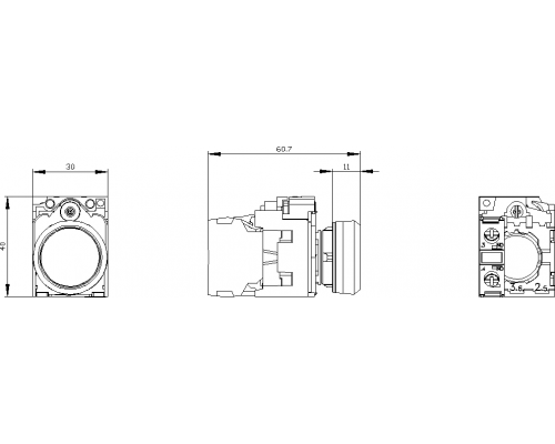 3SU1100-0AB30-1BA0 актуатор
