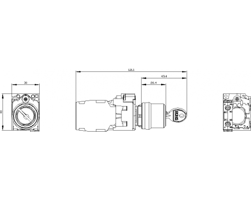3SU1150-4BF11-1FA0 актуатор