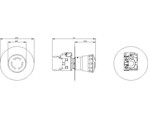 3SU1100-1HB20-1CF0 актуатор