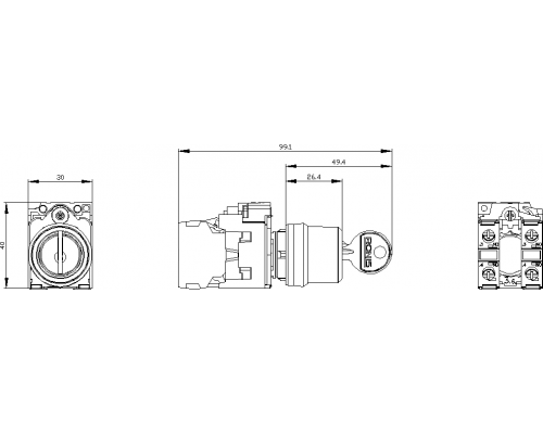 3SU1100-4BL11-1NA0 актуатор