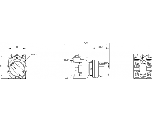 3SU1150-2BF60-1MA0 актуатор