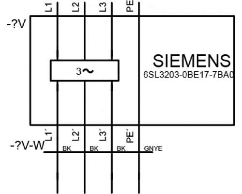 6SL3203-0BE17-7BA0