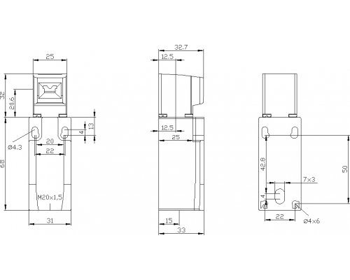 3SE5232-0QV40 позиционный выключатель